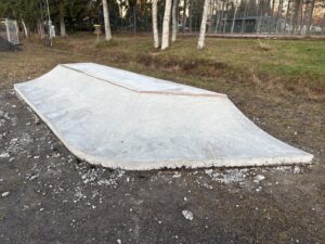 hörneforce skateboard betongfeature