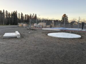 hörneforce skateboard betongfeature