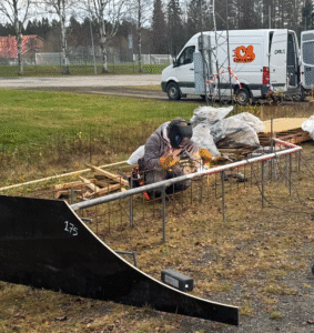 hörneforce skateboard street-yta